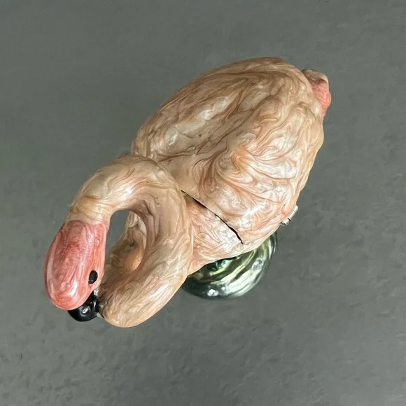 Jeweled flamingo trinket box/figurine - Picture 10 of 15